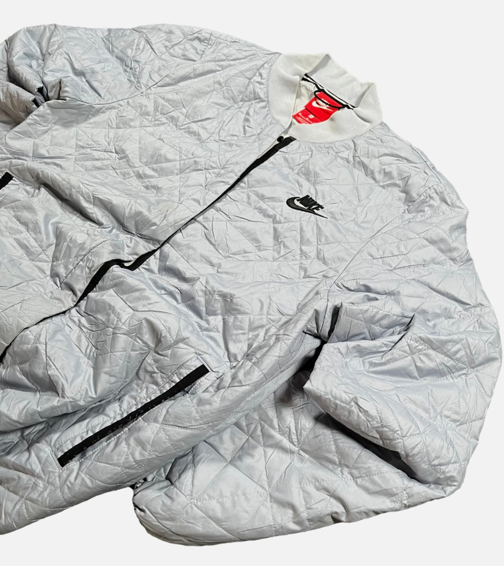 Chaqueta Nike Gris Vintage Streetwear Outside Y2K