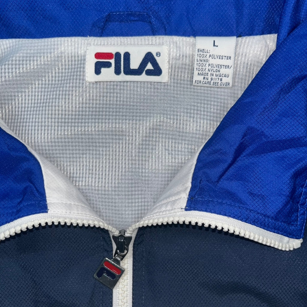 Chaqueta Fila Blanca/Azul Streetwear