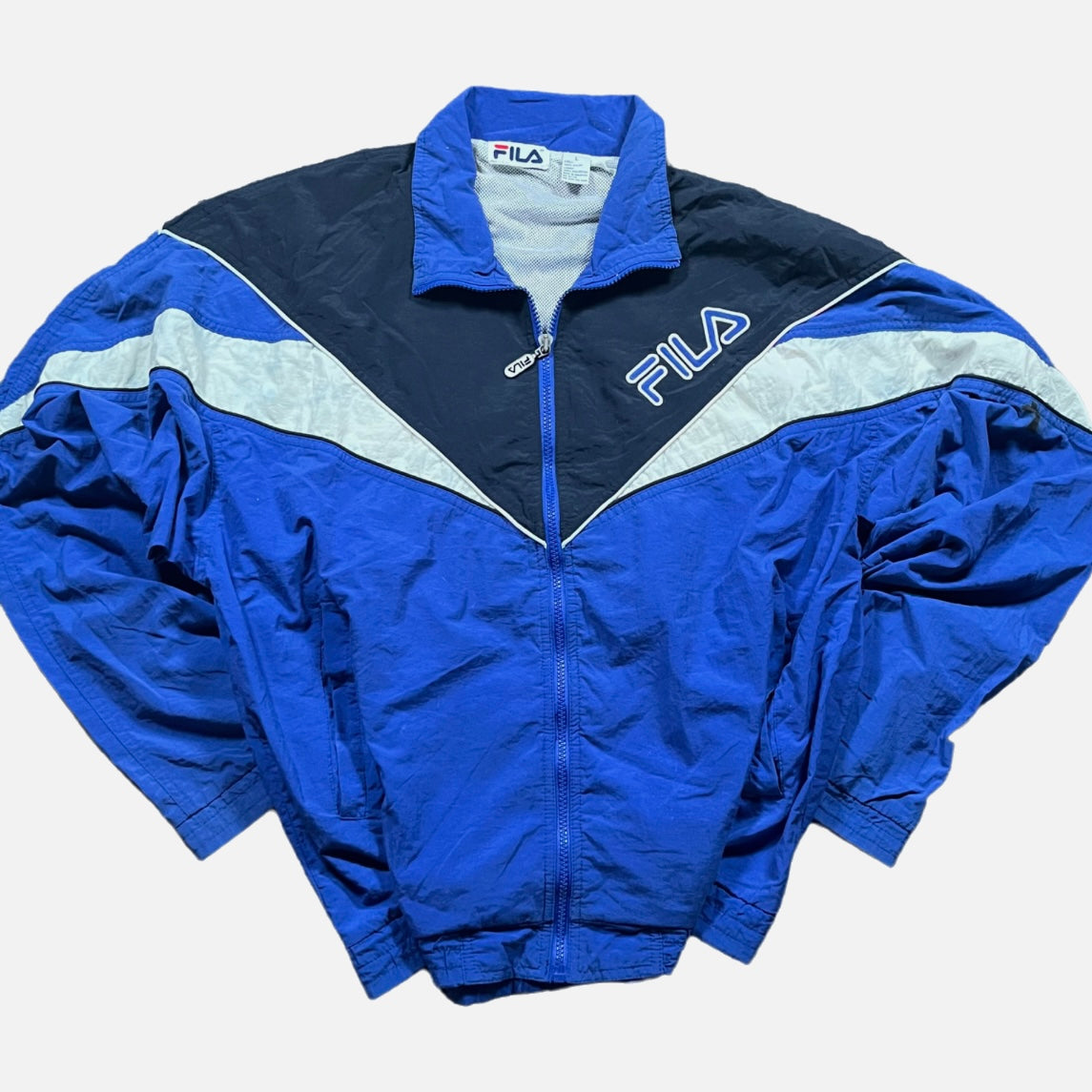 Track Jacket Fila Azul/Blanca Hombre