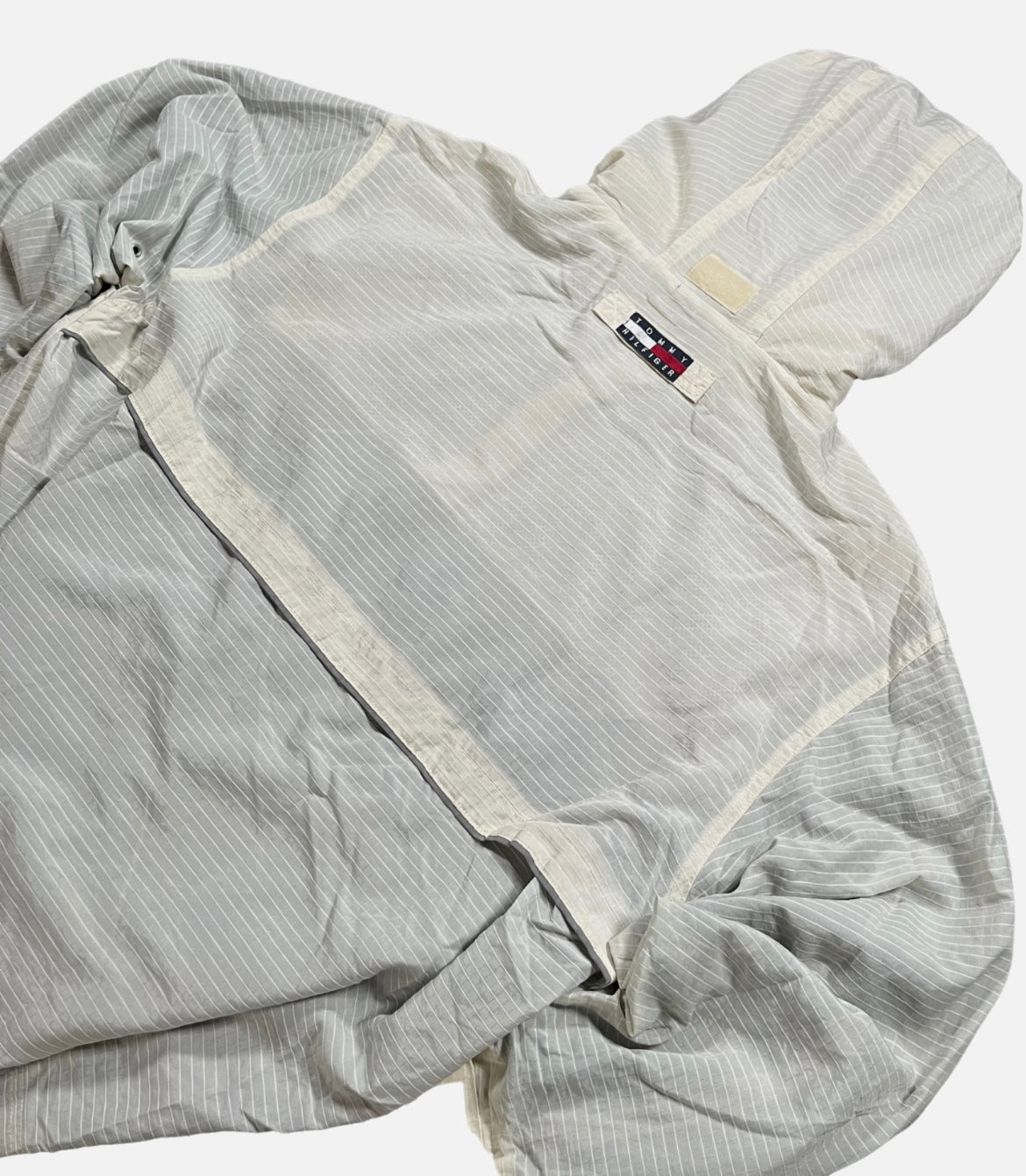 Chaqueta Tommy Hilfiger Blanca Unisex Retro