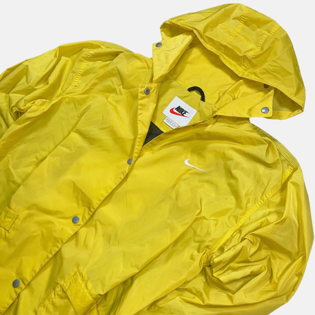 Chaqueta Nike Vintage Impermeable Amarilla Unisex Retro Y2K