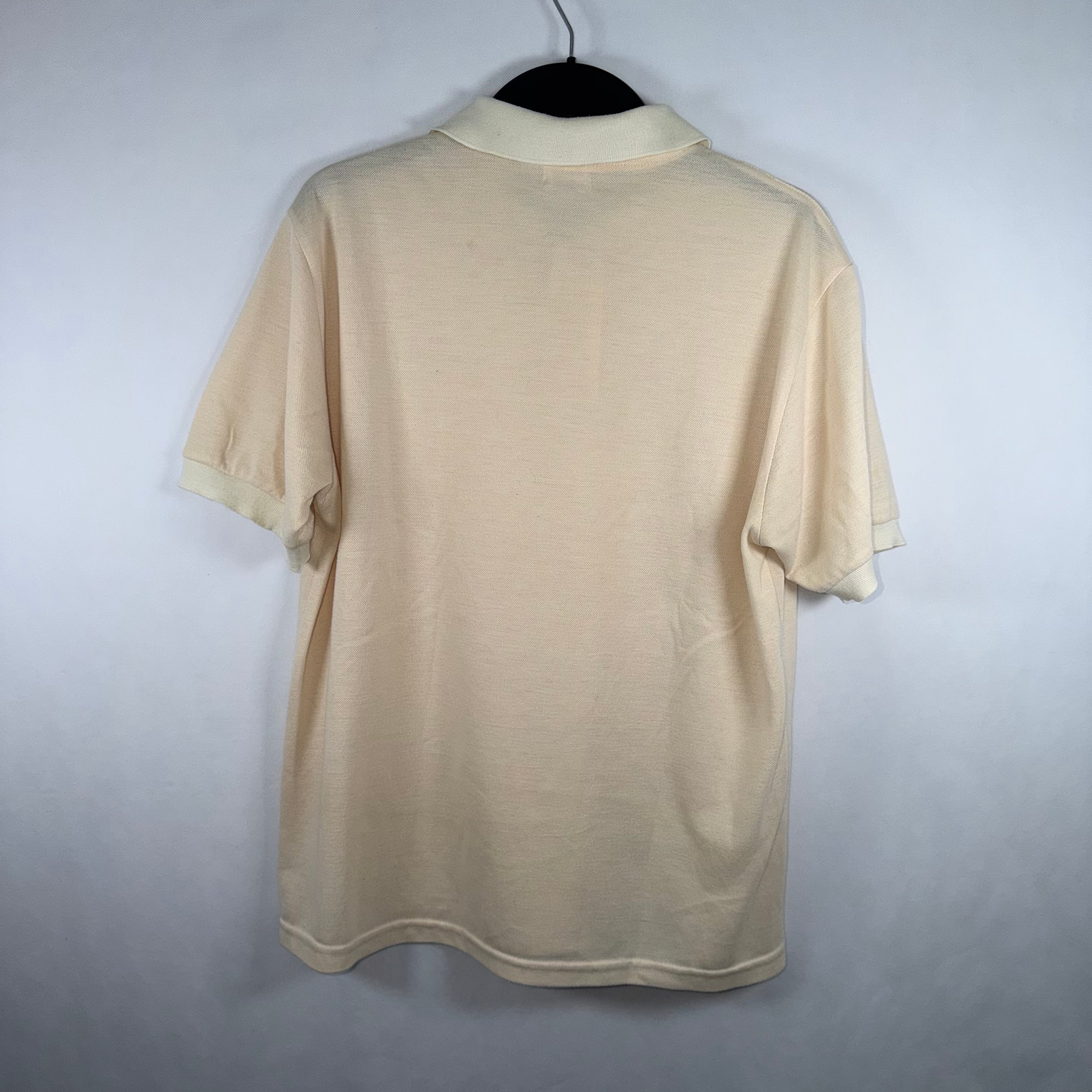 Polo Lacoste Crema Hombre