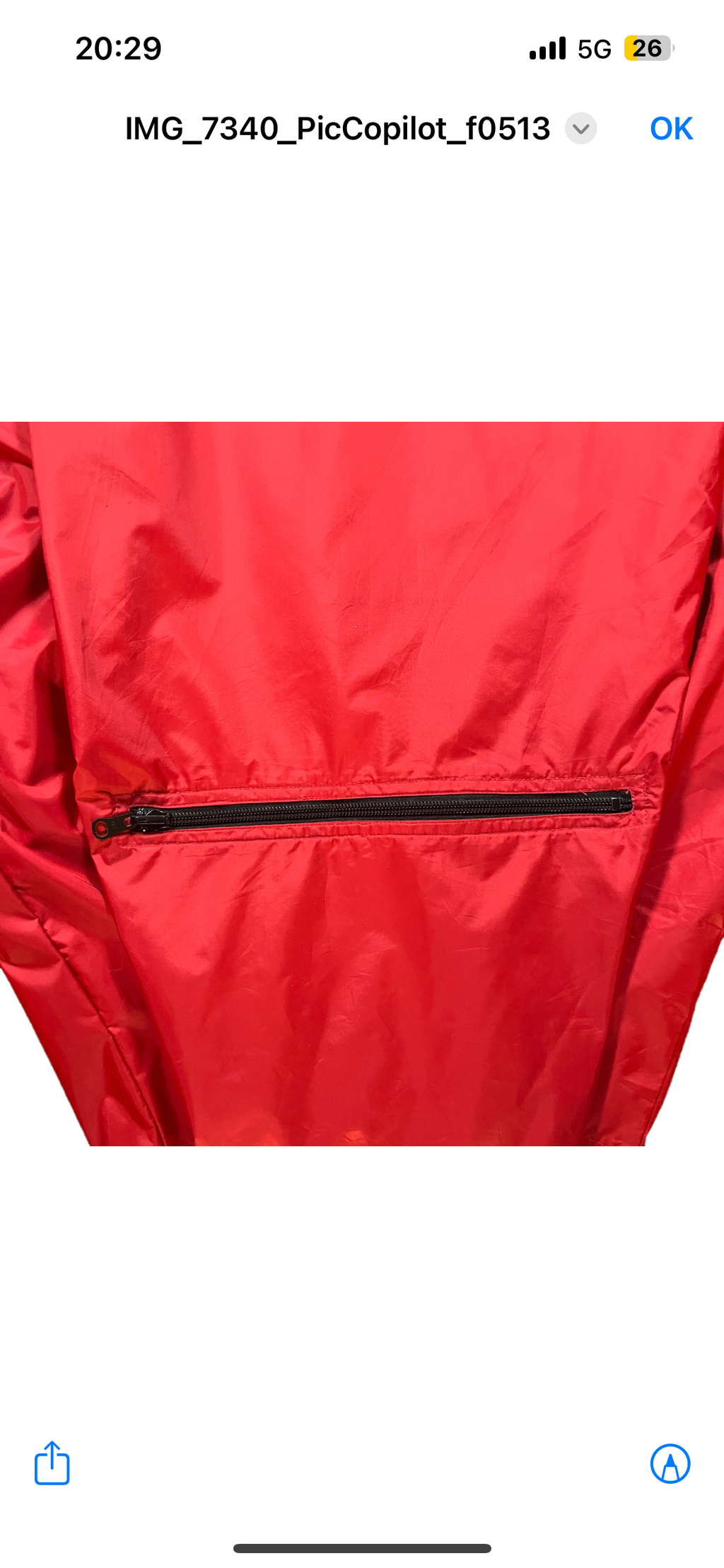 Chaqueta Nike Roja Vintage