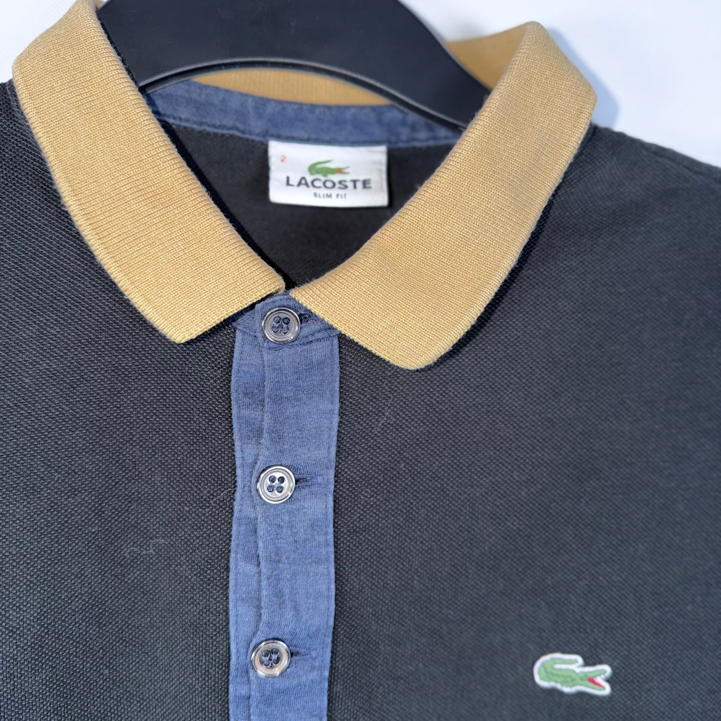 Polo Lacoste Azul Hombre