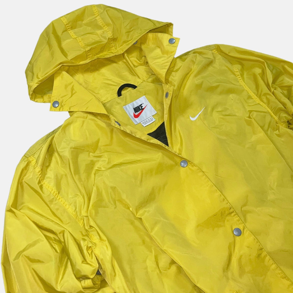 Chaqueta Nike Vintage Impermeable Amarilla Unisex Retro Y2K
