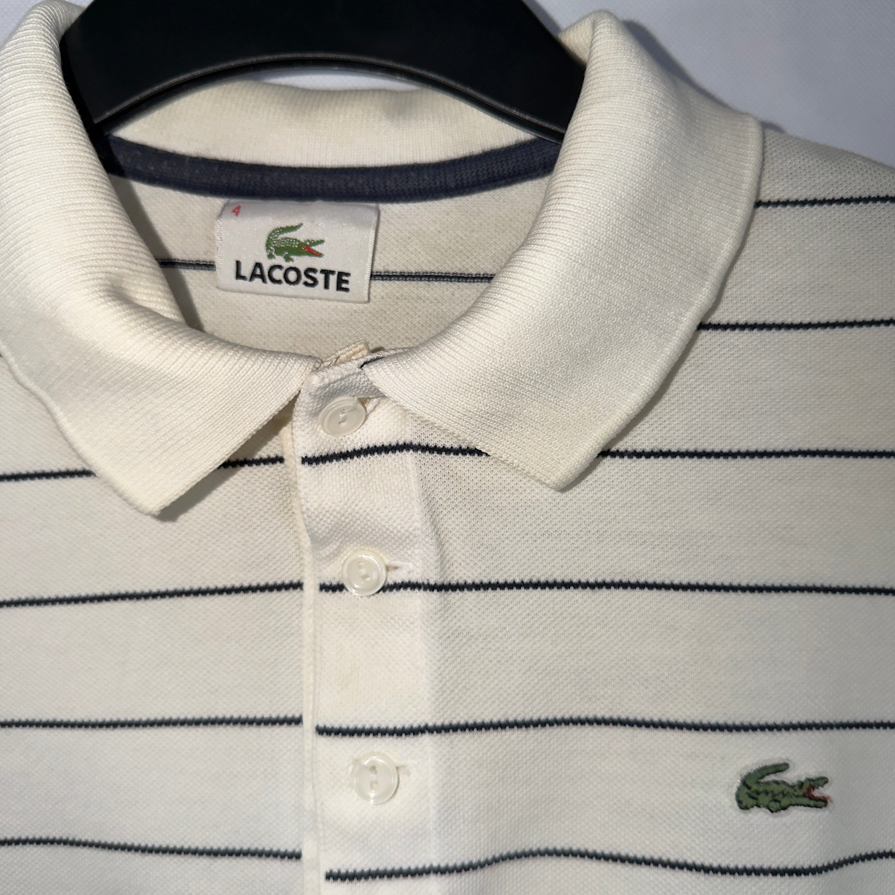 Polo Lacoste Blanco Hombre