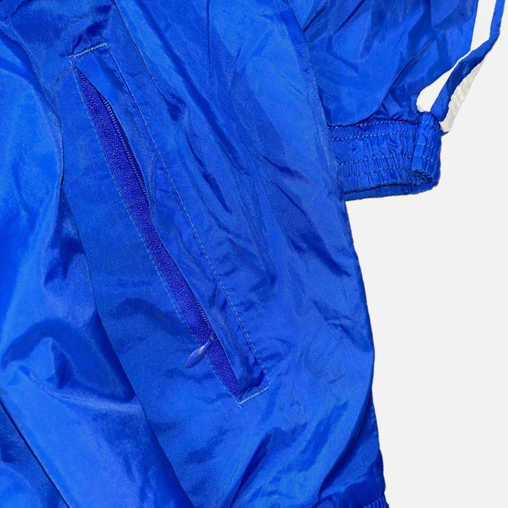 Chaqueta Adidas Cortavientos Azul Unisex Streetwear