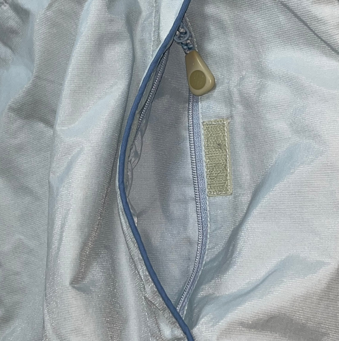 Chaqueta Columbia Azul Mujer Vintage Retro