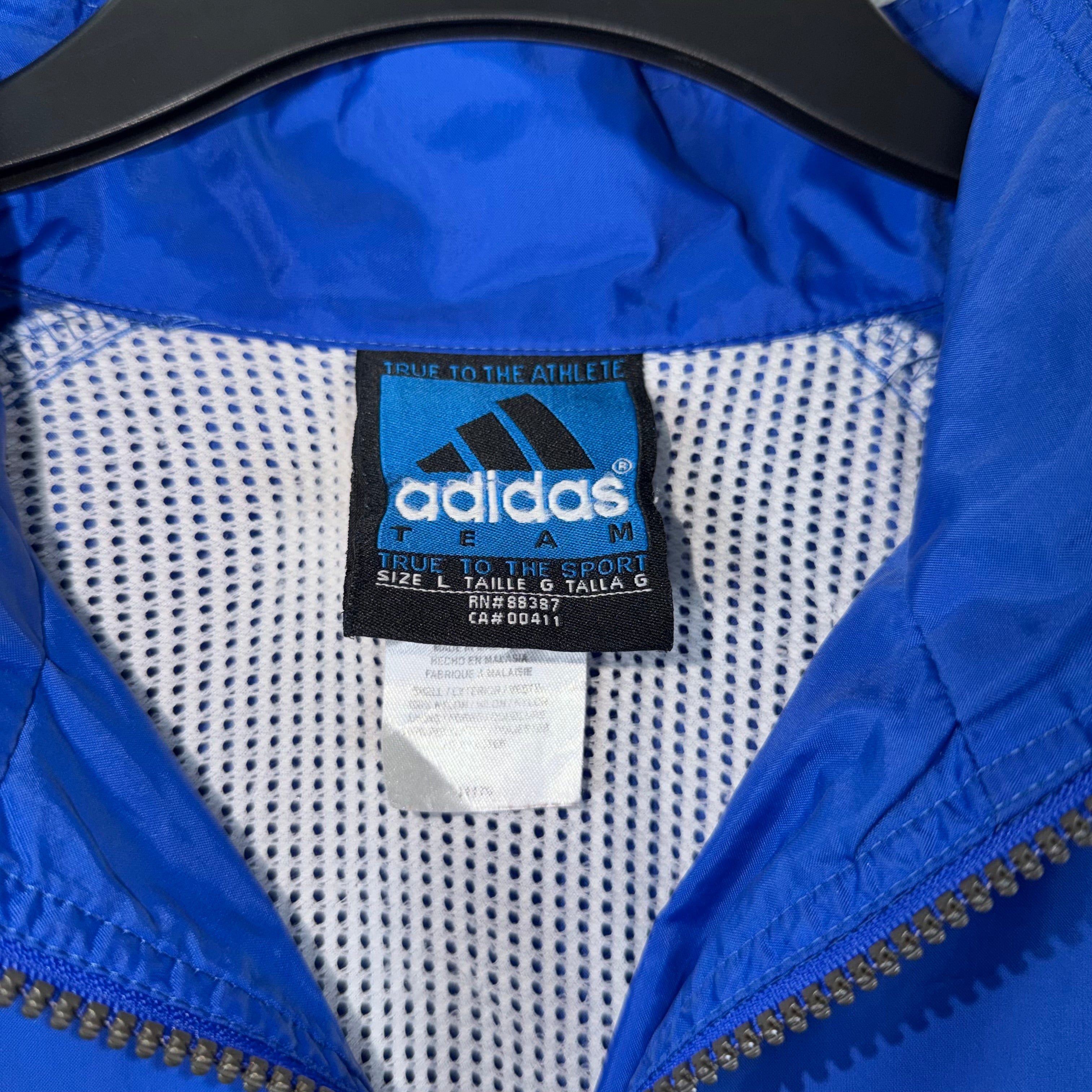 Chaqueta Adidas Cortavientos Azul Unisex