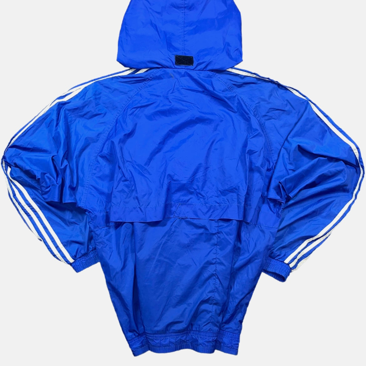 Chaqueta Adidas Cortavientos Azul Unisex Streetwear