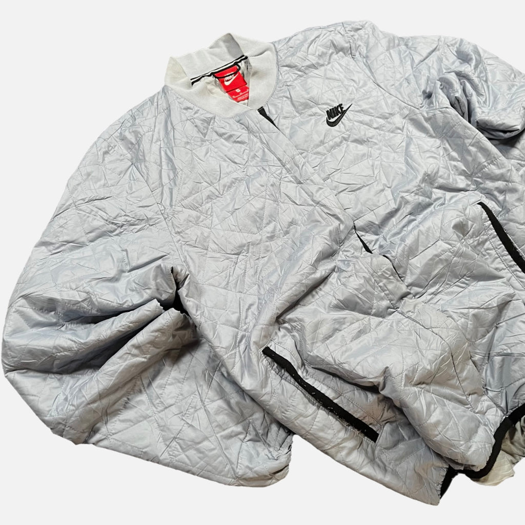 Chaqueta Nike Gris Vintage Streetwear Outside Y2K