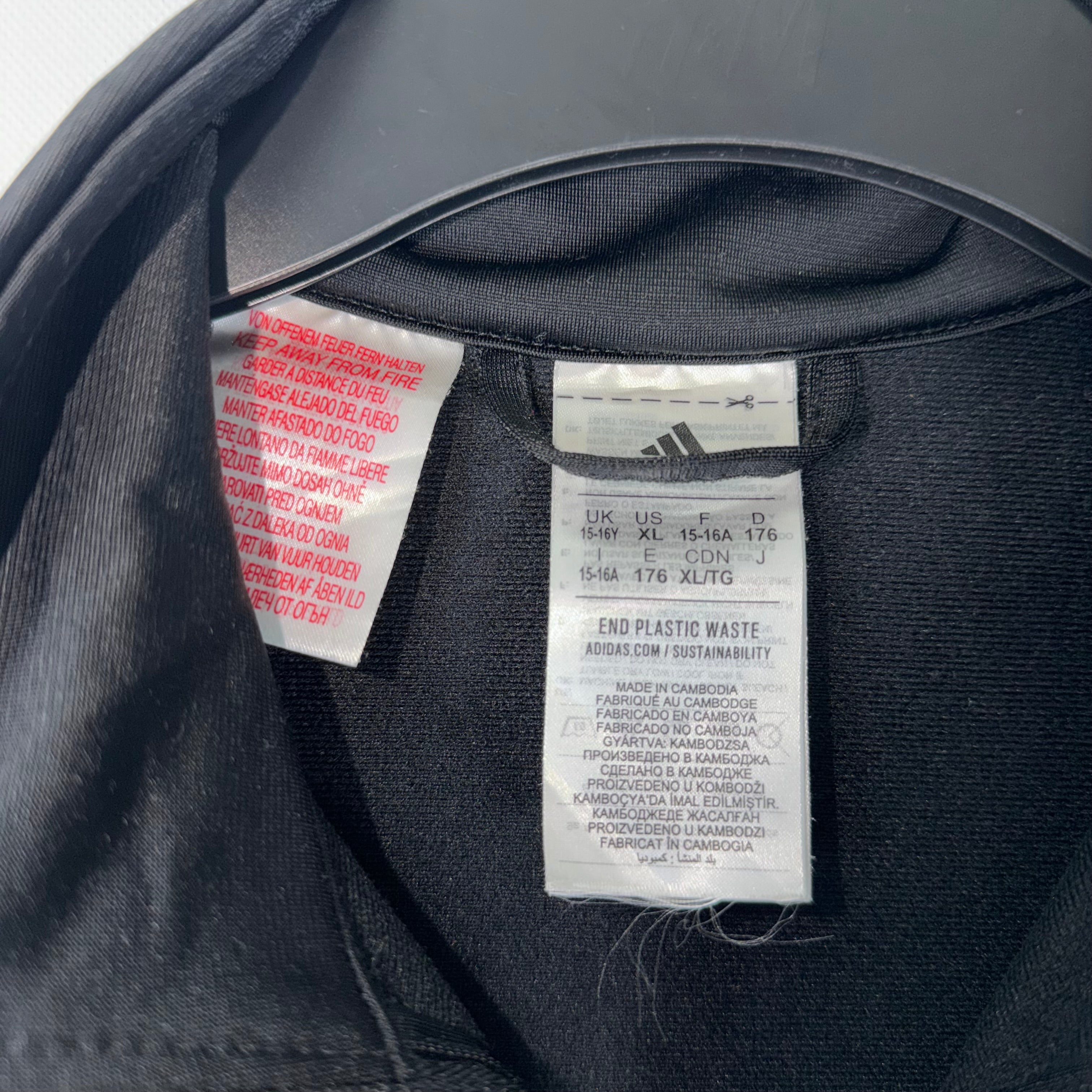 Chaqueta Adidas Negra&Blanca Unisex