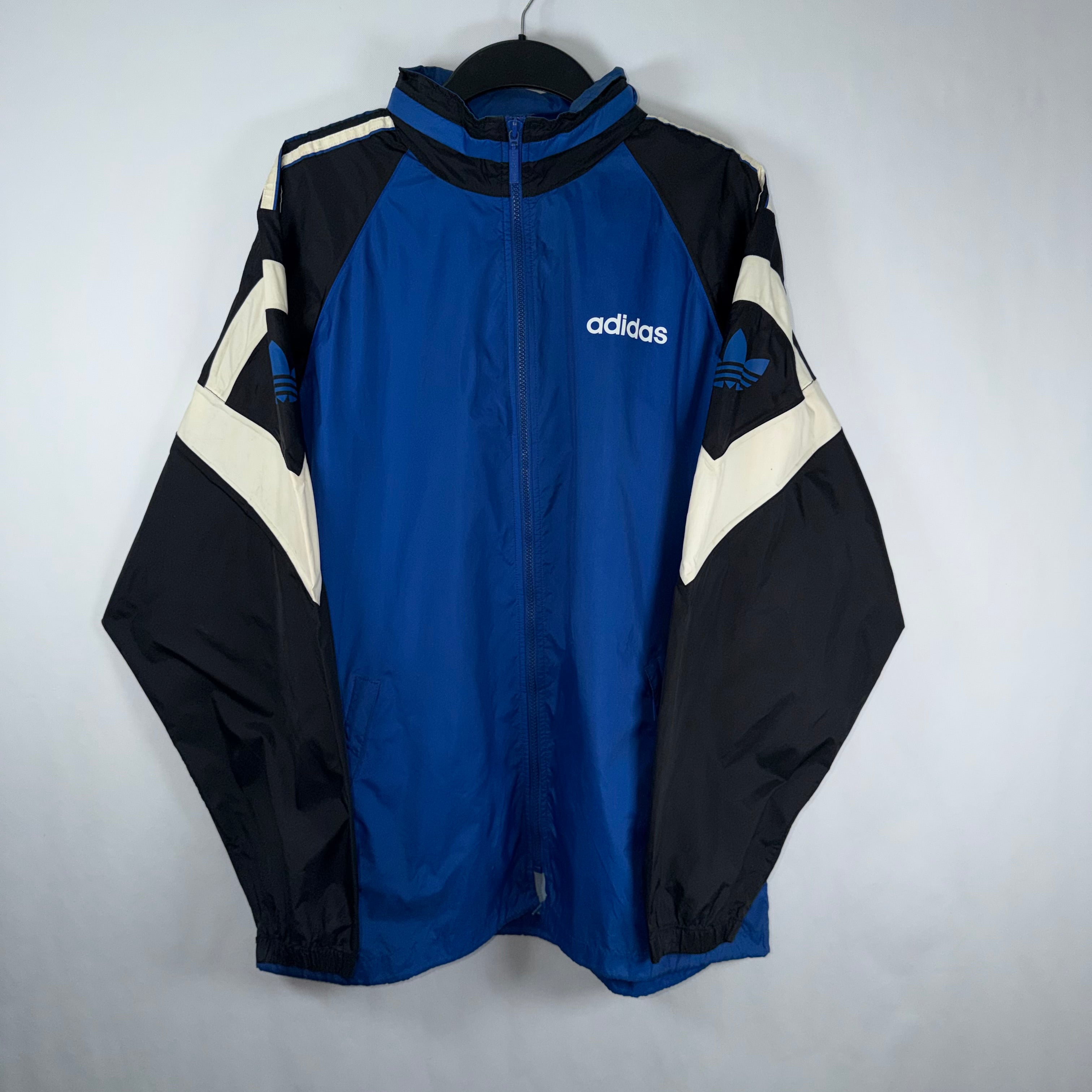 Track Jacket Adidas Azul&Blanca&Negra Unisex