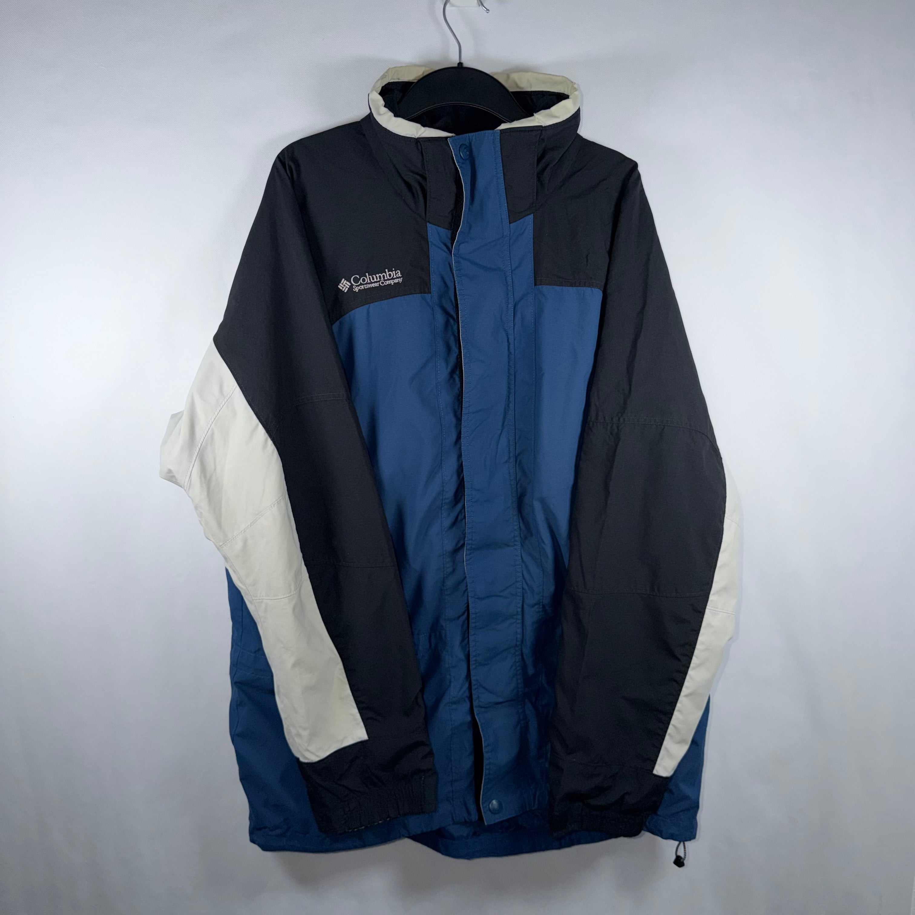 Chaqueta Columbia Azul&Negra&Blanca Unisex