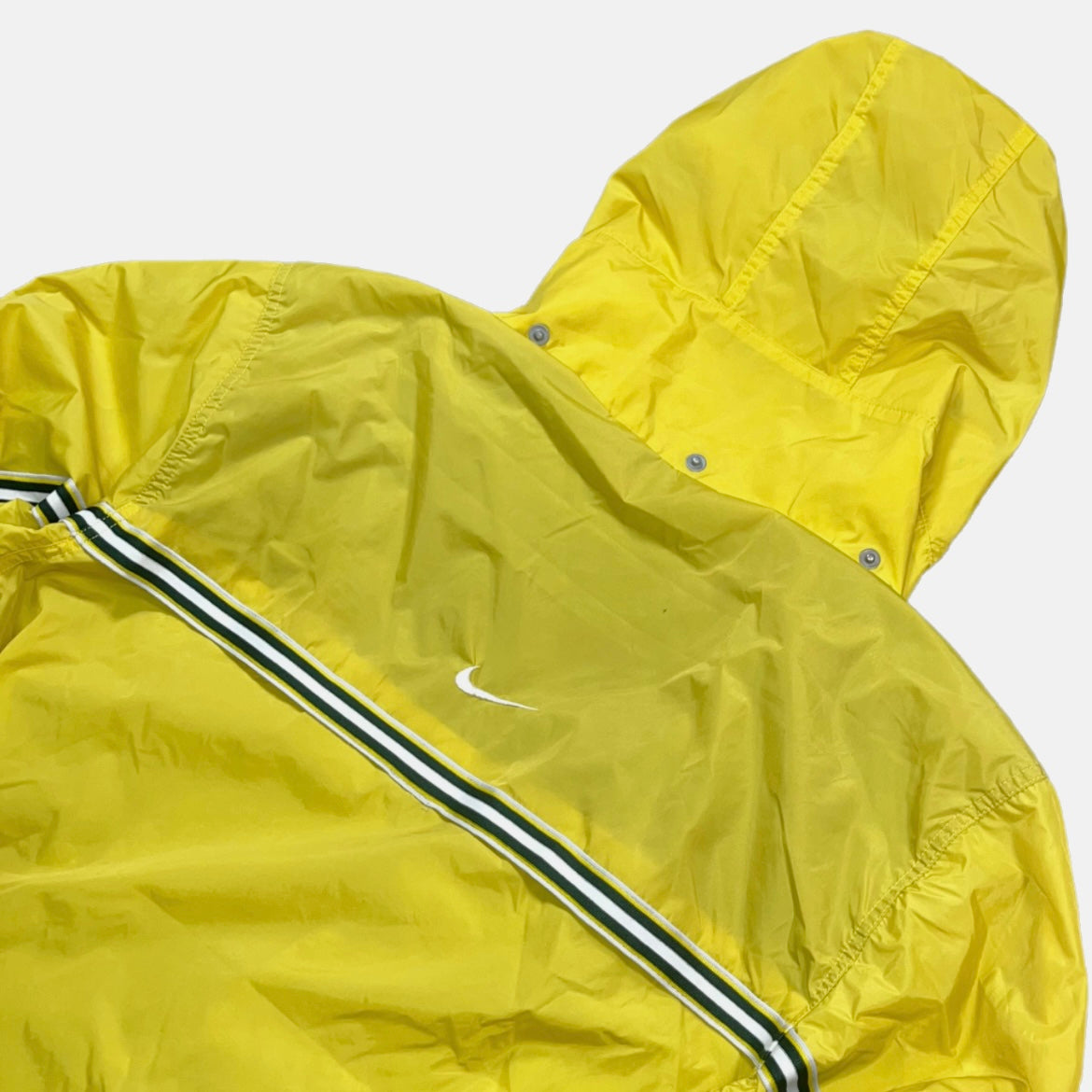 Chaqueta Nike Vintage Impermeable Amarilla Unisex Retro Y2K