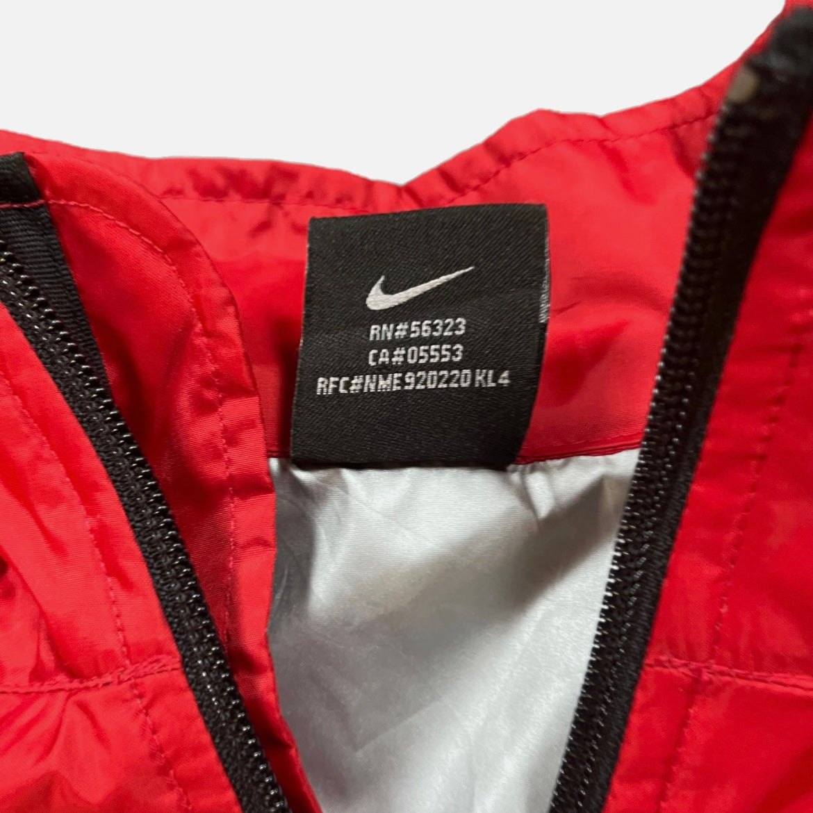 Chaqueta Nike Roja Vintage