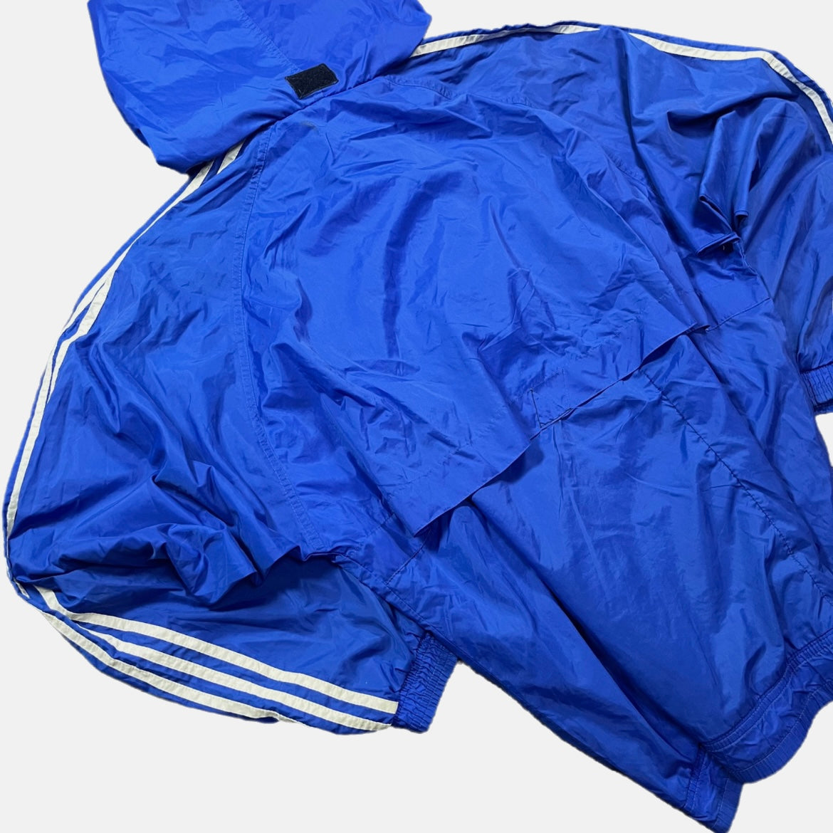 Chaqueta Adidas Cortavientos Azul Unisex Streetwear