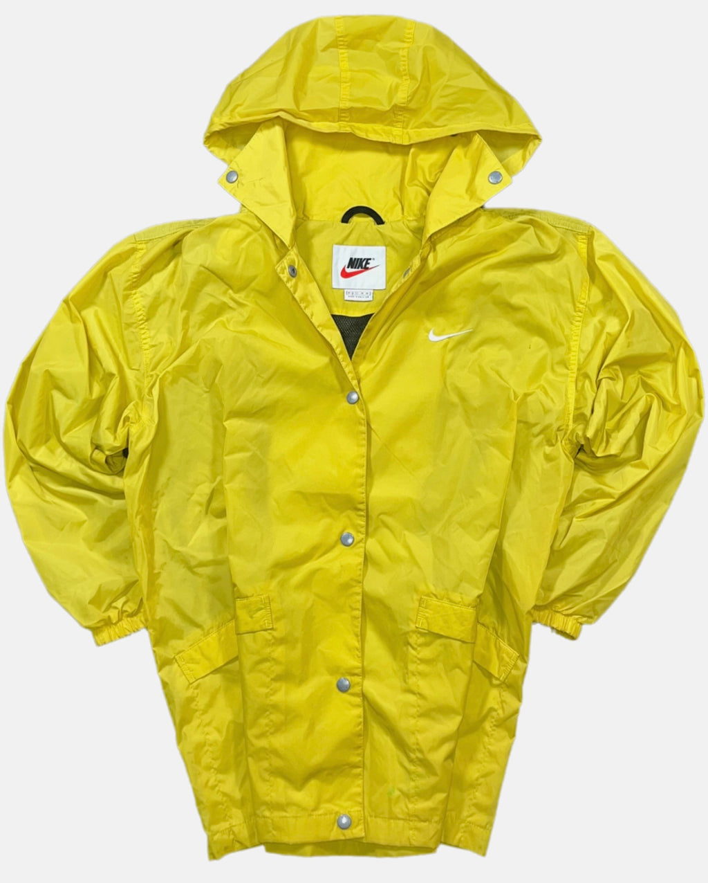 Chaqueta Nike Vintage Impermeable Amarilla Unisex Retro Y2K