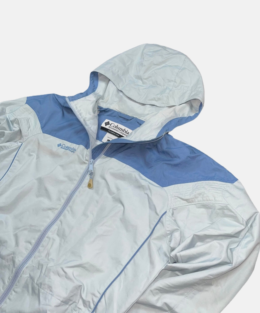 Chaqueta Columbia Azul Mujer Vintage Retro