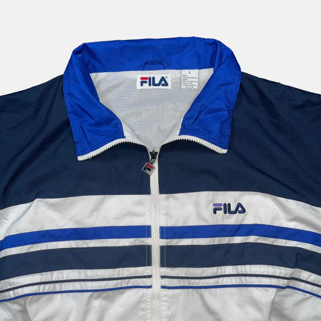 Chaqueta Fila Blanca/Azul Streetwear